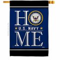 Guarderia 28 x 40 in. US Navy Home House Flag with Armed Forces Double-Sided Vertical Flags  Banner Garden GU3875675